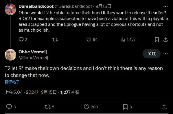 速度出!R星老员工:《GTA6》没有竞争对手 未来能卖十年以上