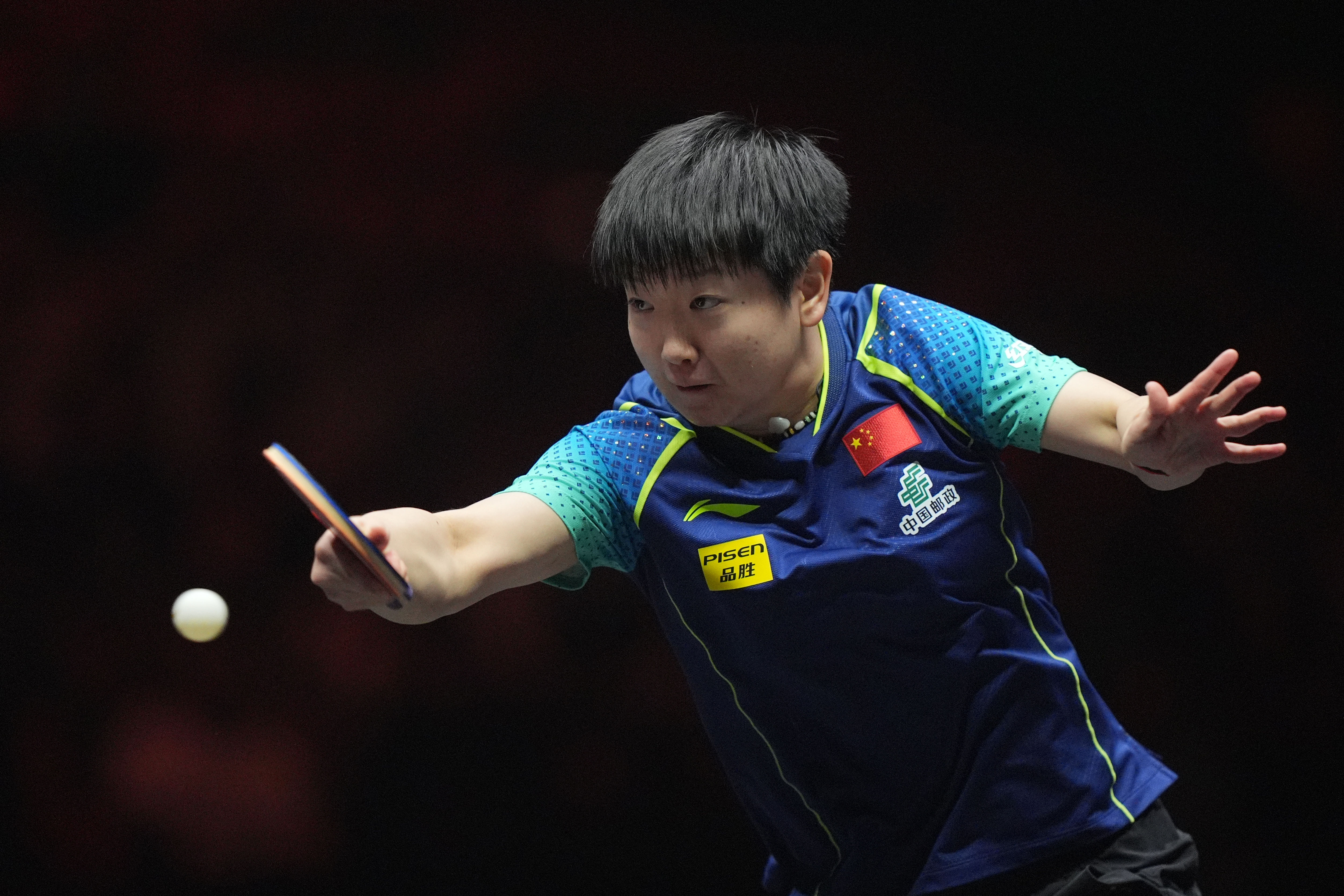 WTT中国大满贯女单1/16决赛 孙颖莎3-1蒯曼顺利晋级